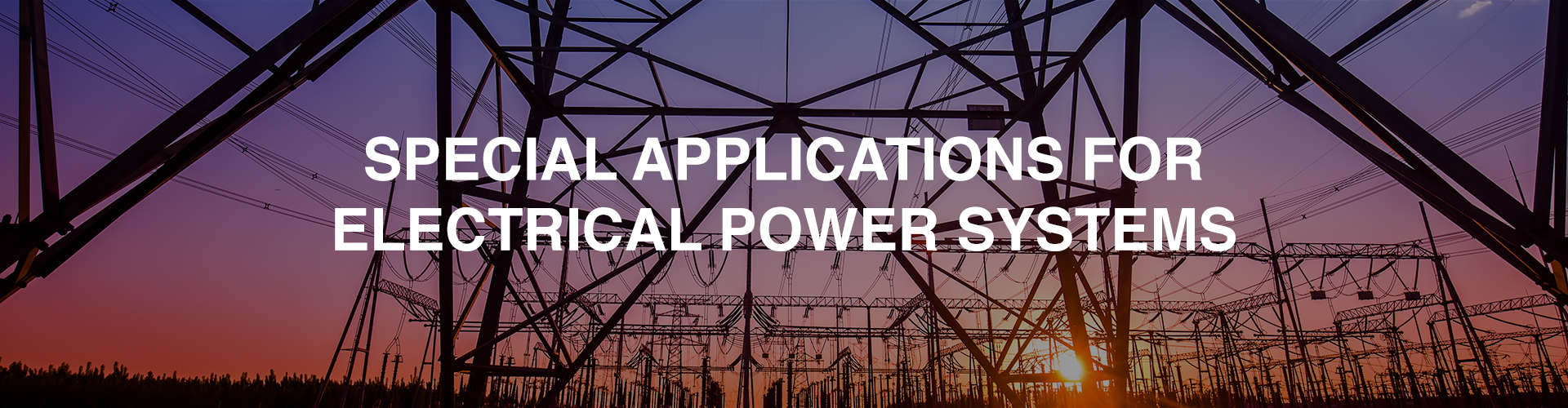 Special Applications for Electrical Power Systems
